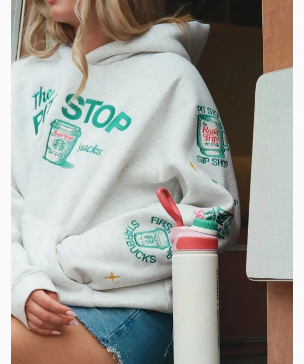 Dandy Starbucks Hoodie Grey