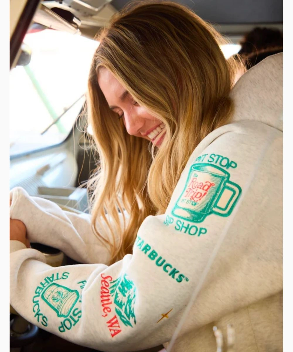 Dandy Starbucks The Pit Stop Hoodie Grey