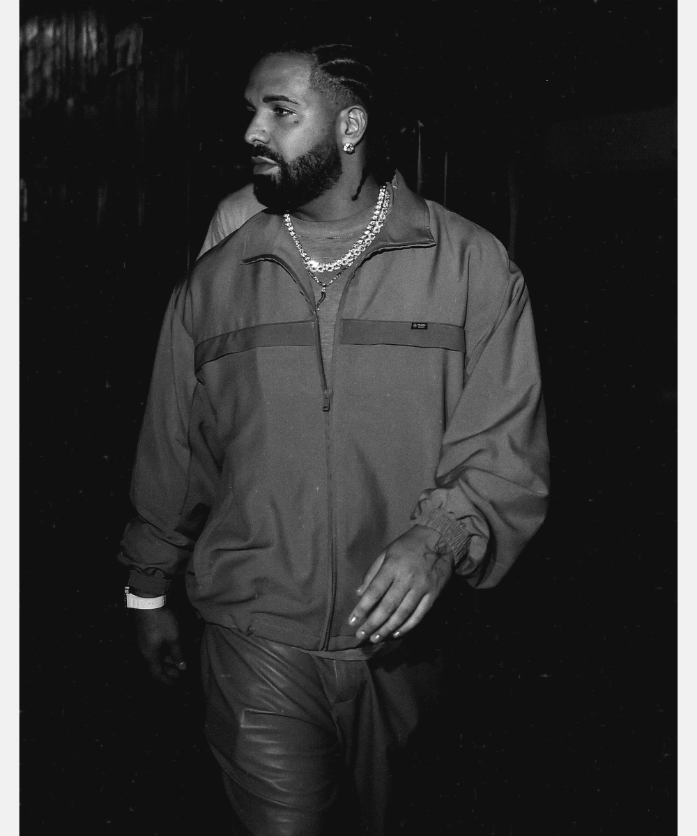 Drake New York City Prada Mohair Wool Grey Jacket