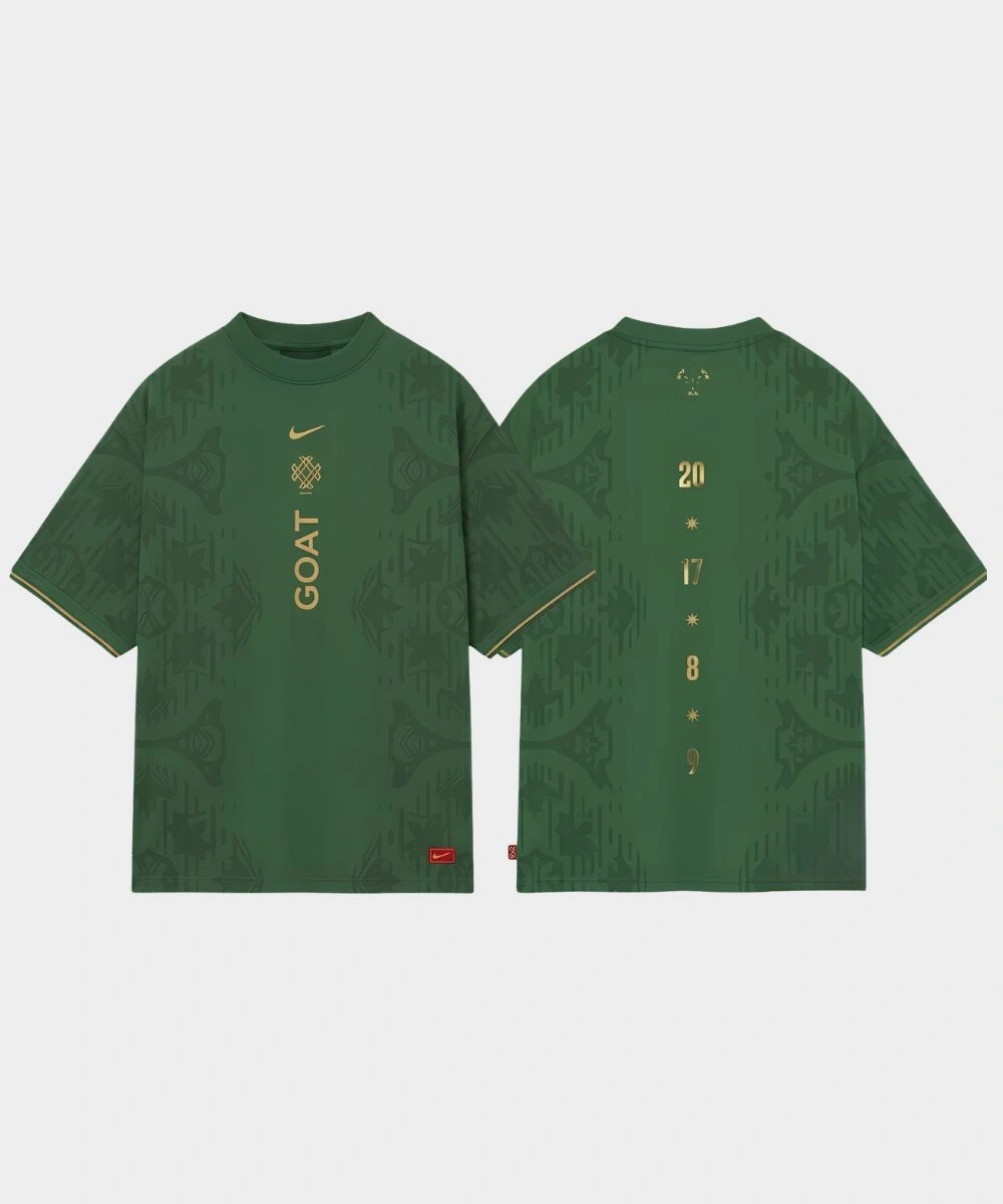 FIFA World Cup 2026 Nike Cristiano Ronaldo One Last Dance Green Oversized Goat Jersey