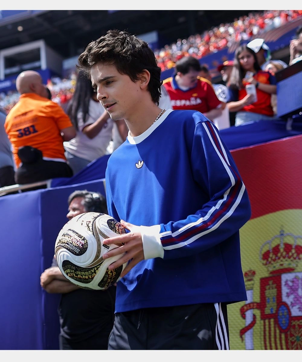 FIFA World Cup Timothée Chalamet Adidas Sweatshirt Blue & White