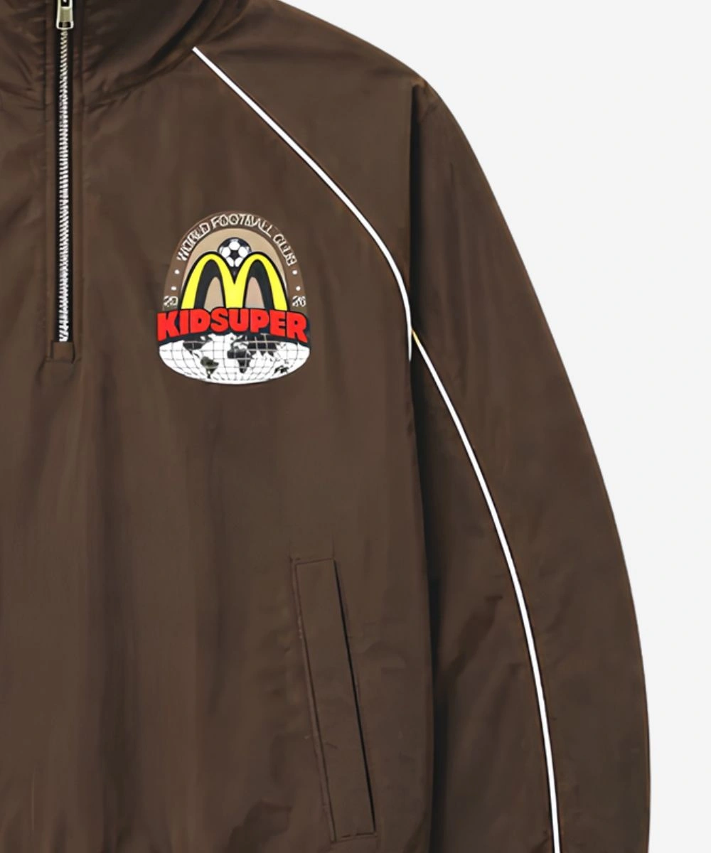 KidSuper McDonald's Jacket Brown
