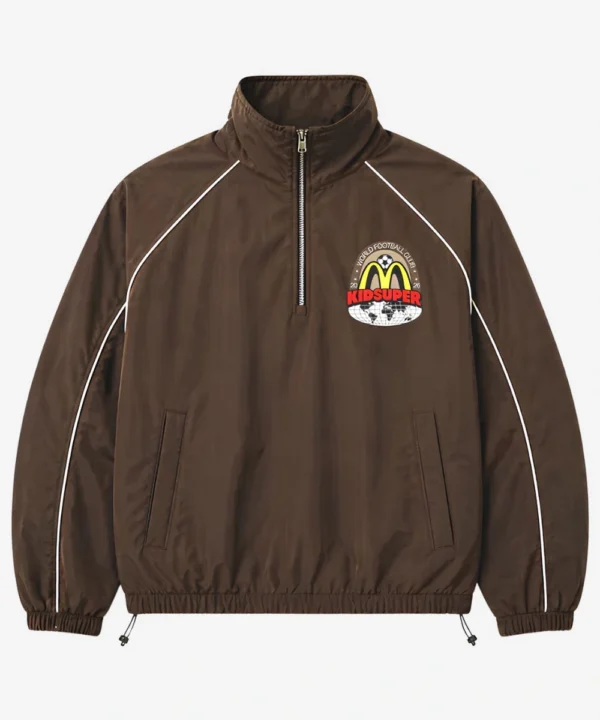 KidSuper McDonald's Track Jacket Brown