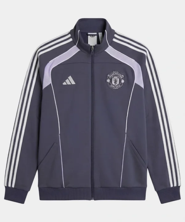 Manchester United Adidas Urban Purist Track Jacket Purple