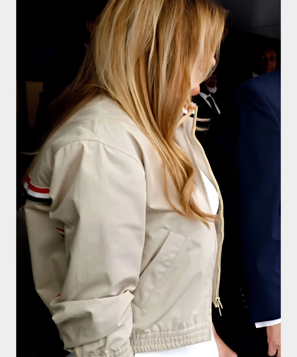 Melania Trump FIFA World Cup 2026 Thom Browne Jacket Beige