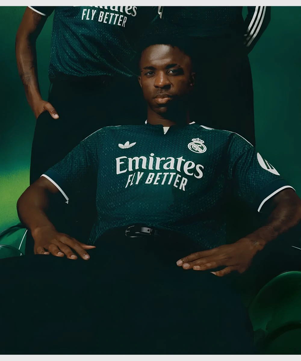 Men's Adidas Real Madrid 26/27 Away Authentic Green Jersey