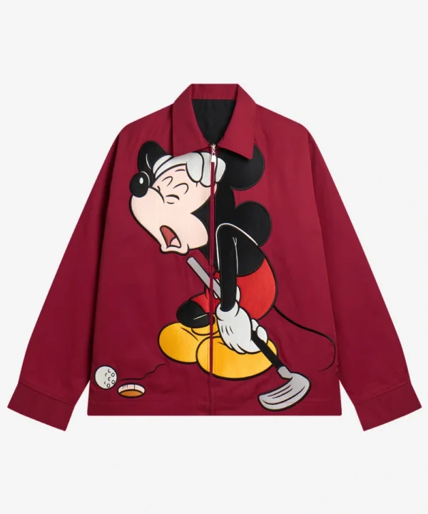 Men's Disney Mickey Carnival Golf Red Jacket