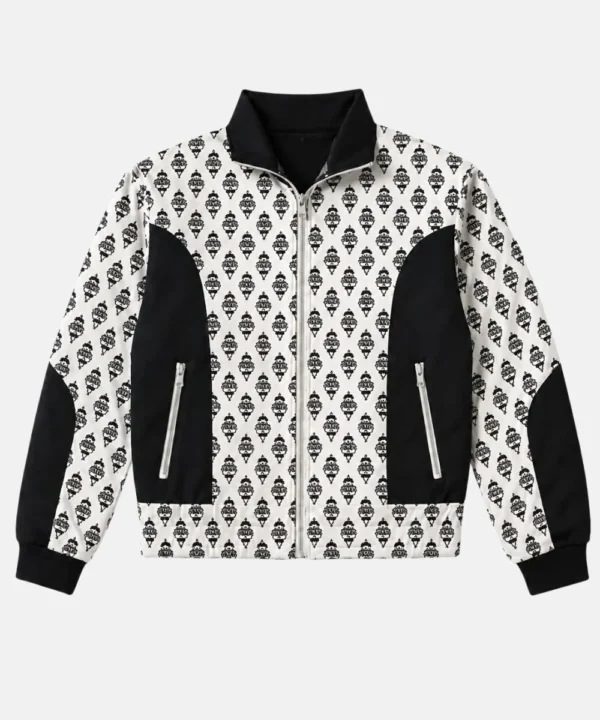 Mr Marathon The Boys Tv Series S05 Jared Padalecki Printed Bomber Jacket Black & White