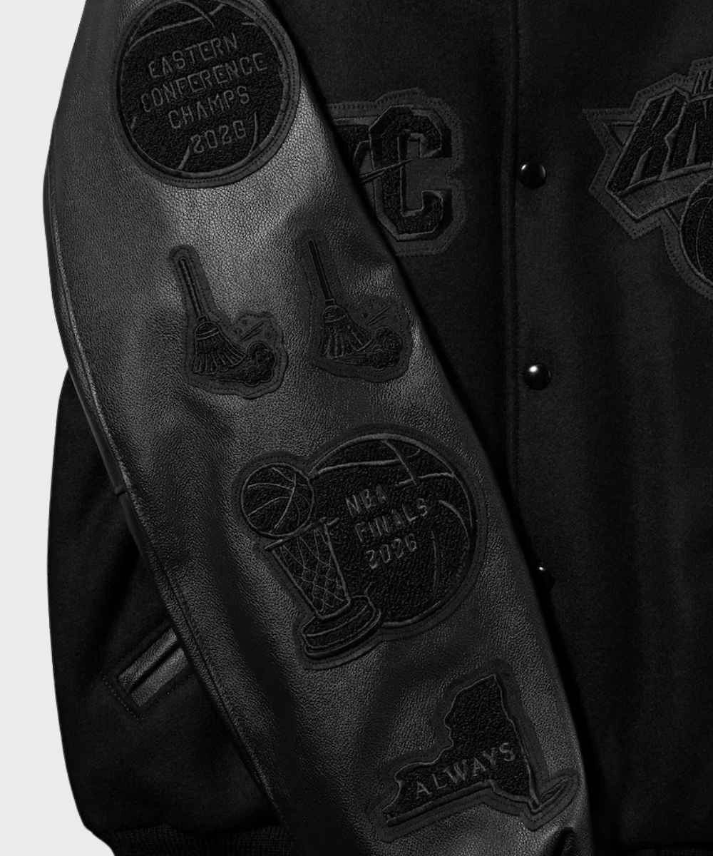 New York Knicks Nike Black 2026 NBA Finals Champions Full-Snap Jacket