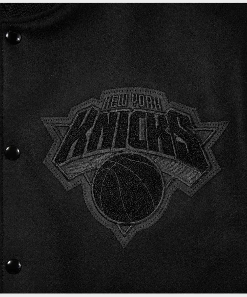 New York Knicks Nike Black 2026 NBA Finals Champions Limited Edition Premium Full-Snap Jacket