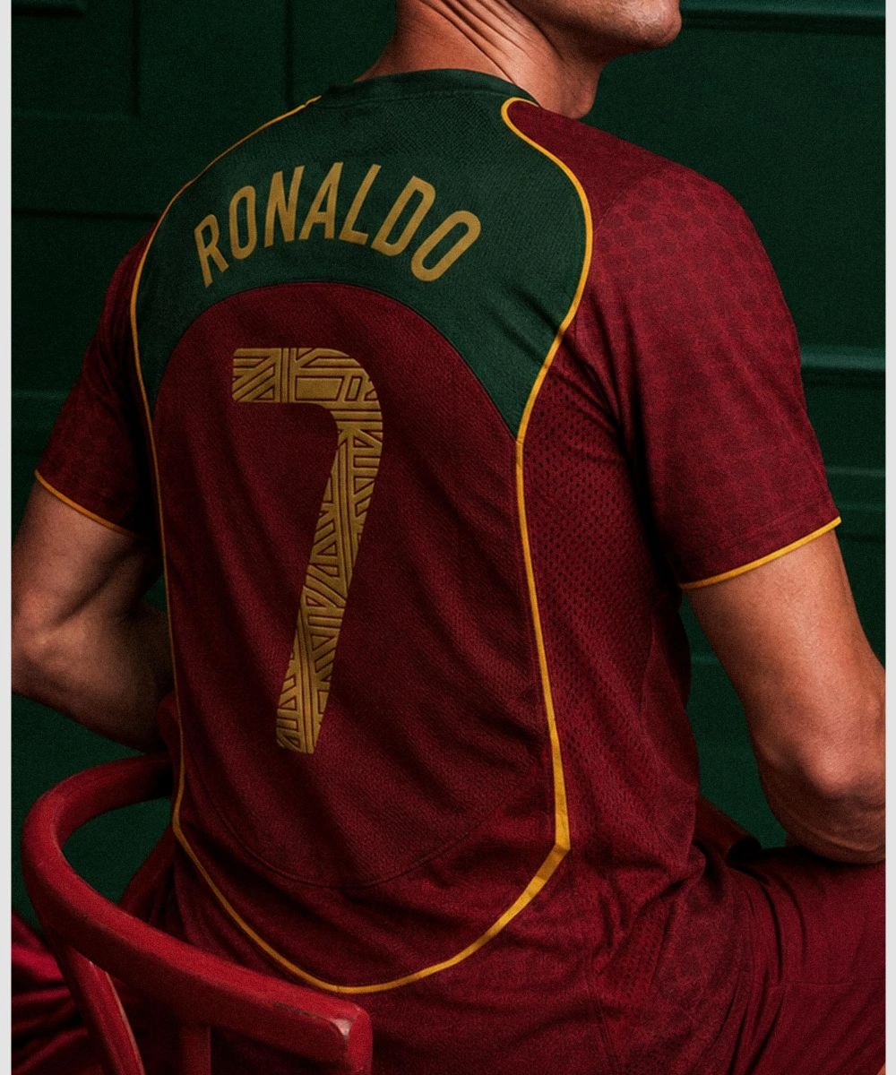 Nike Cristiano Ronaldo 2026 ONE LAST DANCE Jersey Maroon & Green