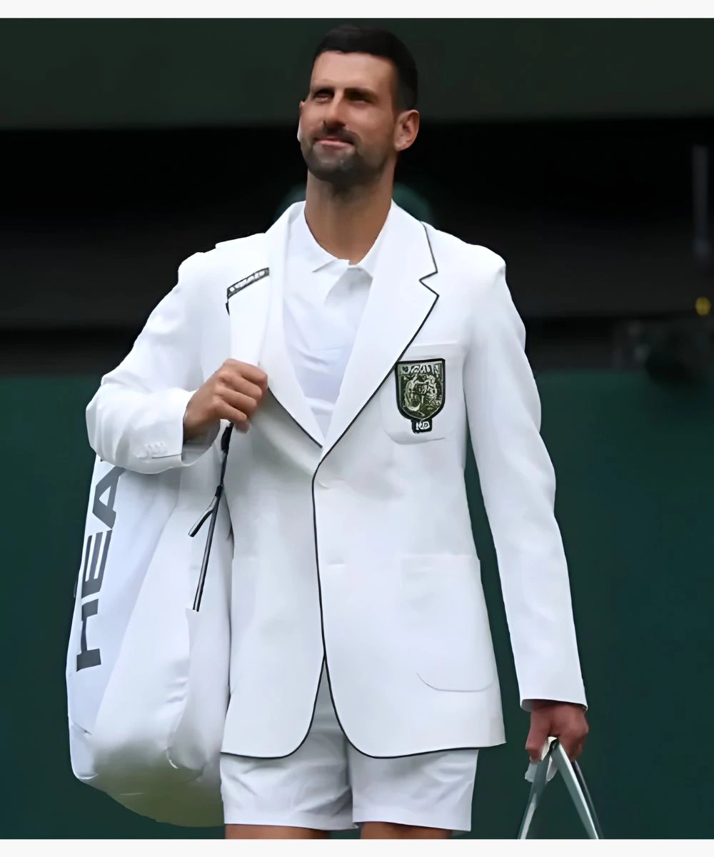 Novak Djokovic 2026 Wimbledon Championships White Blazer