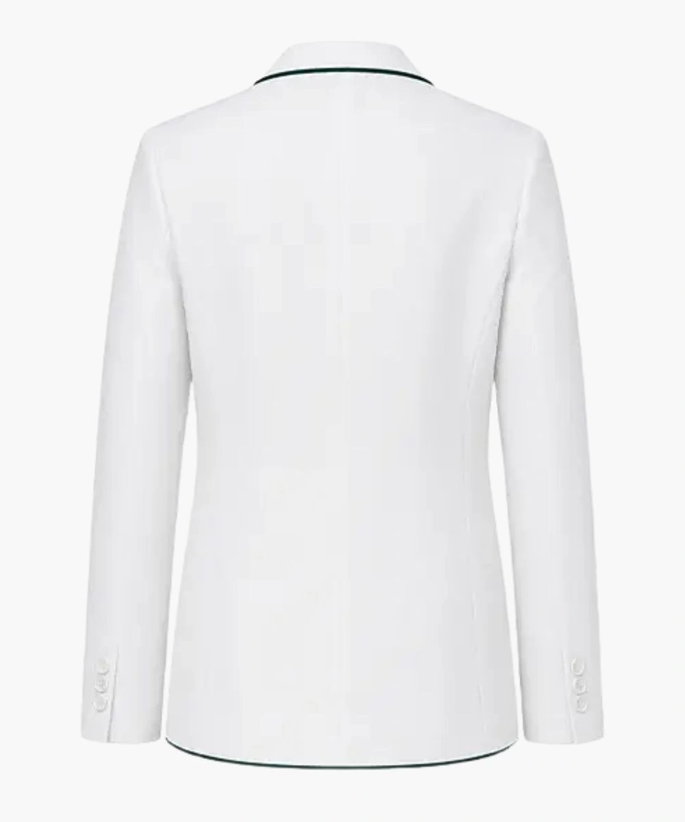 Novak Djokovic Wimbledon Blazer White