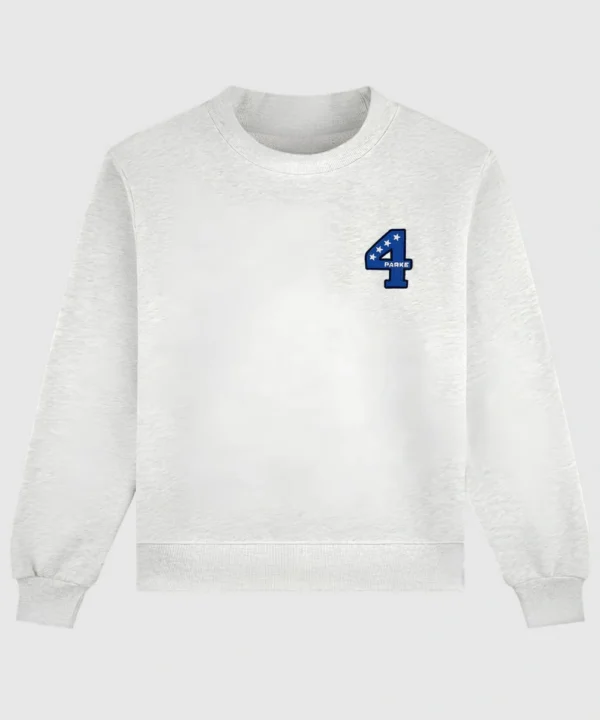 PARKE Heritage Graphic Mockneck Sweatshirt Grey