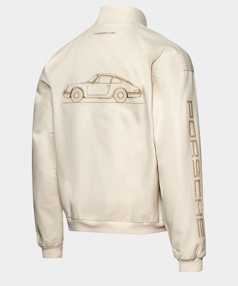 Porsche Legacy PUMA Pepita Jacket White