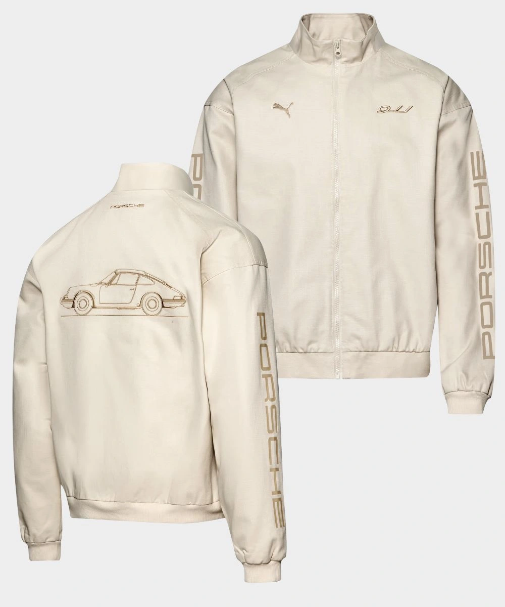 Porsche Legacy PUMA Pepita Lifestyle Jacket White