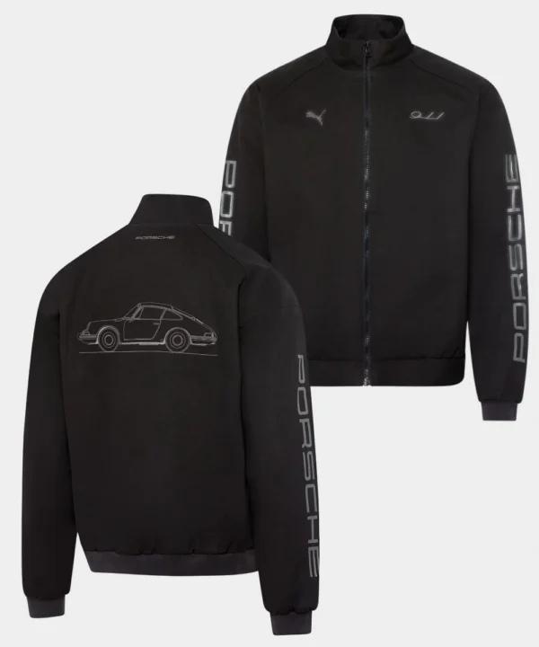 Porsche Legacy x PUMA Pepita Lifestyle Jacket Black