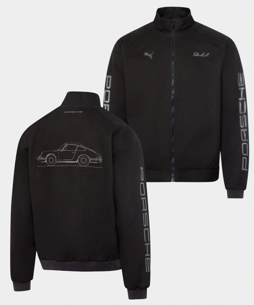 Porsche Legacy x PUMA Pepita Lifestyle Jacket Black