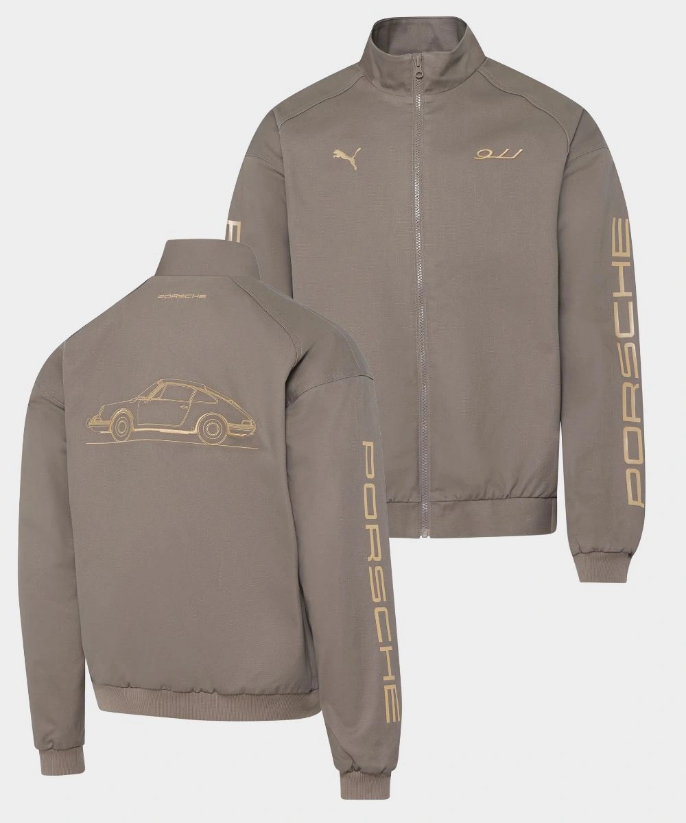 Porsche Legacy x PUMA Pepita Lifestyle Jacket Grey