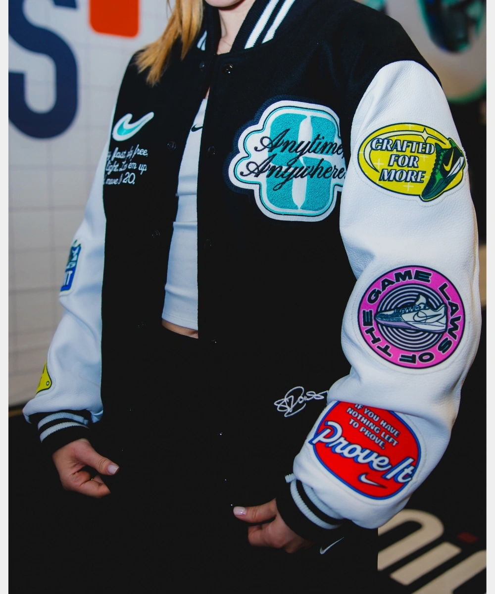 Sabrina Ionescu Nike Any Time Any Where Jacket Black & White