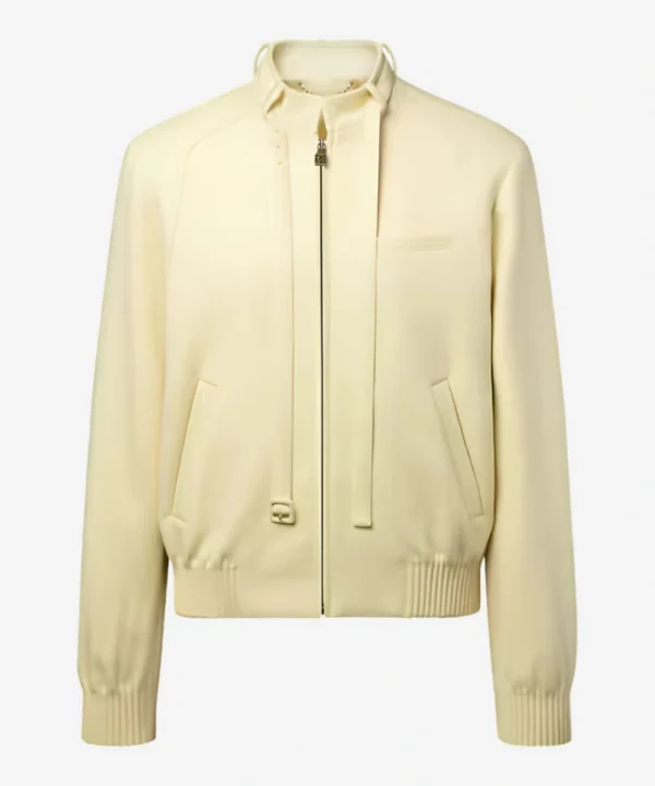 South Korean Actor Gong Yoo Louis Vuitton SS27 Yellow Leather Jacket