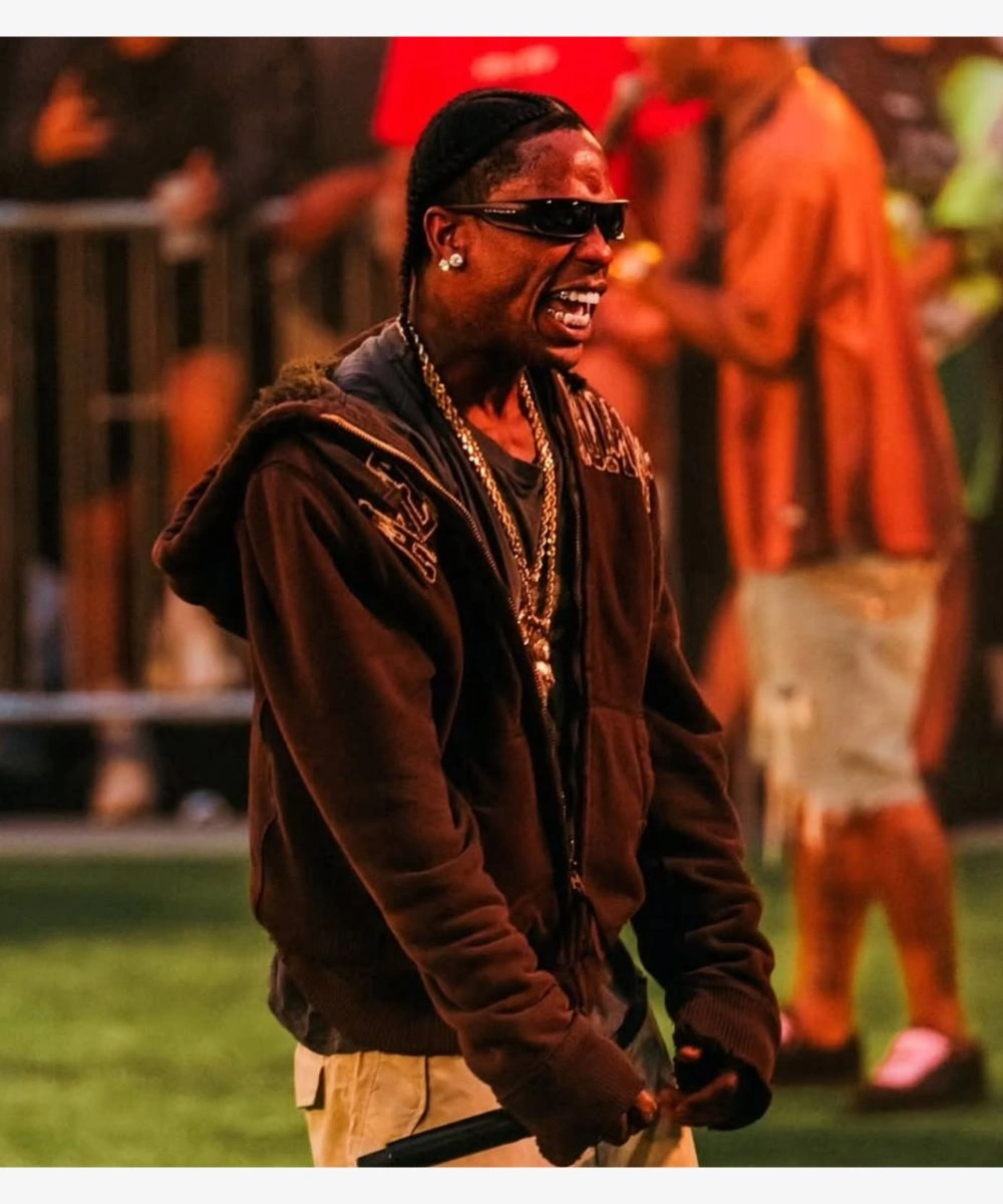 TOMA Football Event 2026 Travis Scott Jacket Brown
