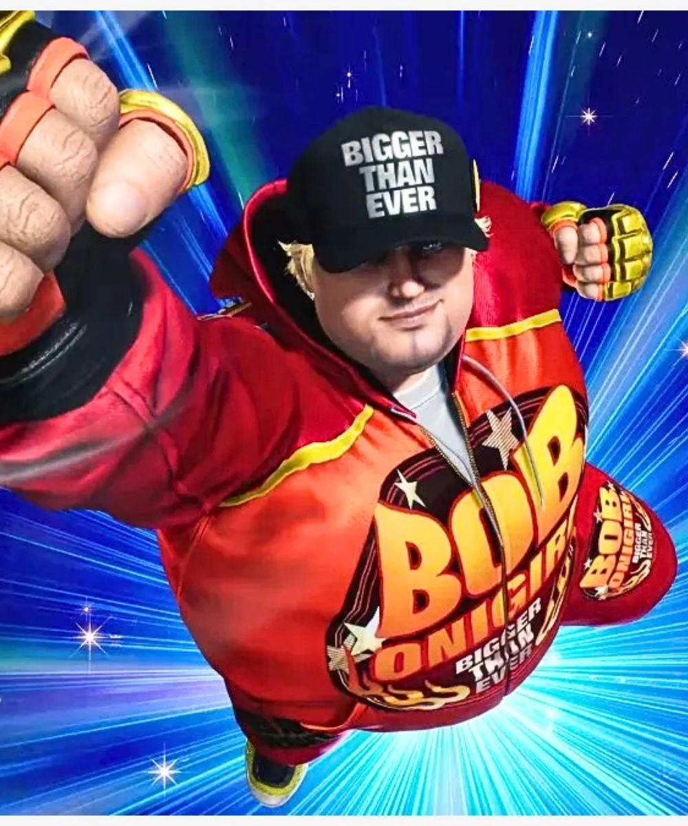 Tekken 8 BOB ONIGIRI Hoodie Red