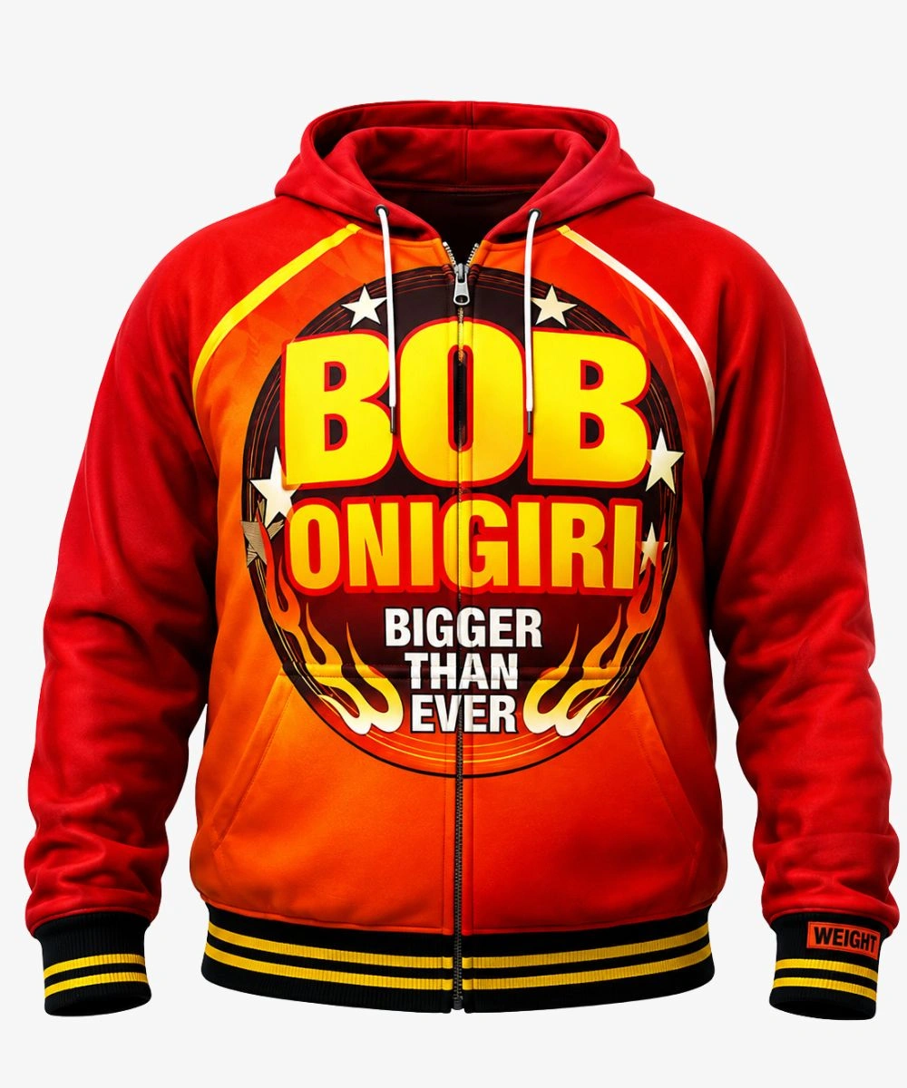 Tekken 8 Season 3 BOB ONIGIRI Red Hoodie For Men & Women