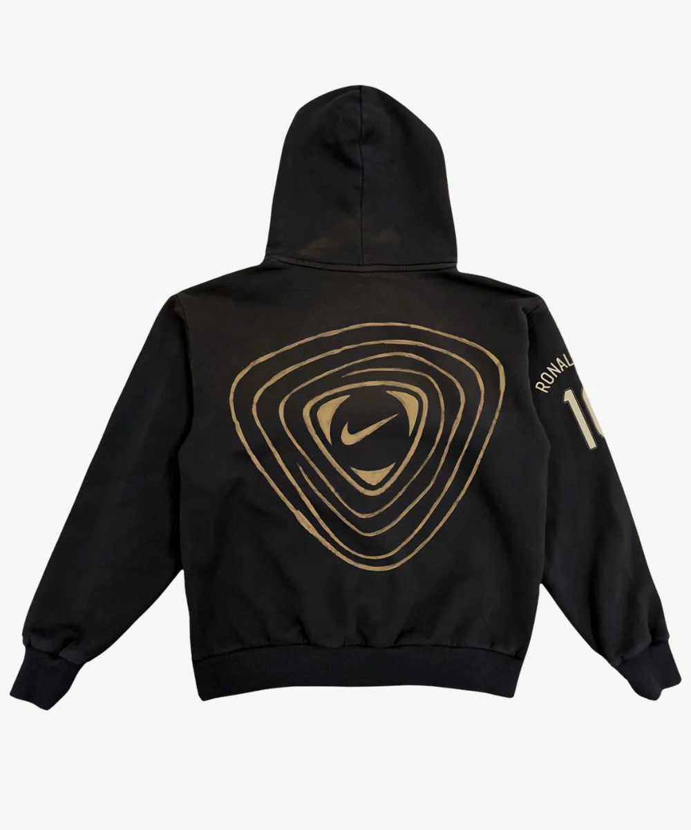 Travis Scott CJ X NIKE Ronaldinho Athletes Series Hoodie Black