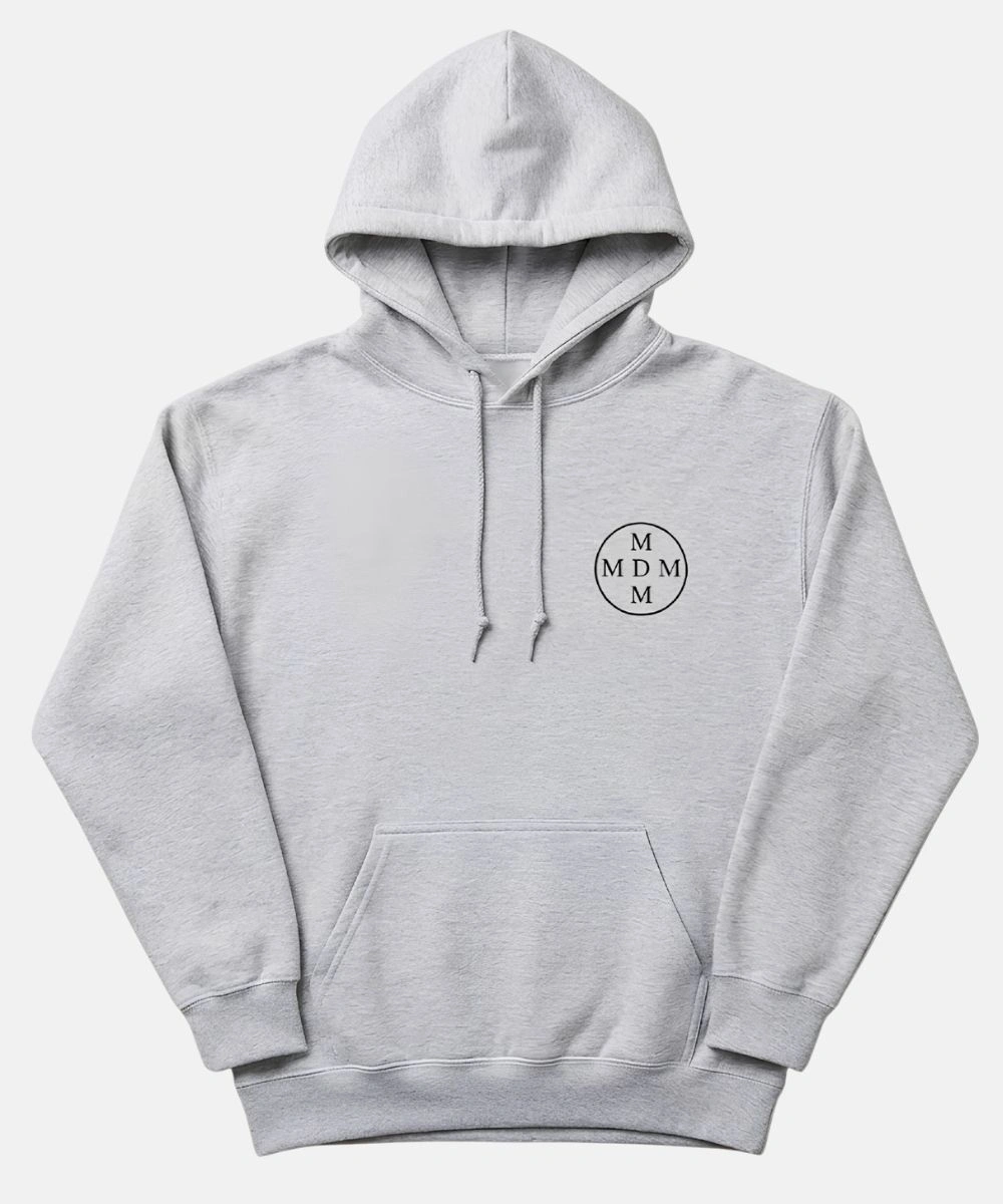 Unisex Maison de Monaco The Amore Grey Pullover Fleece Hoodie For Sale