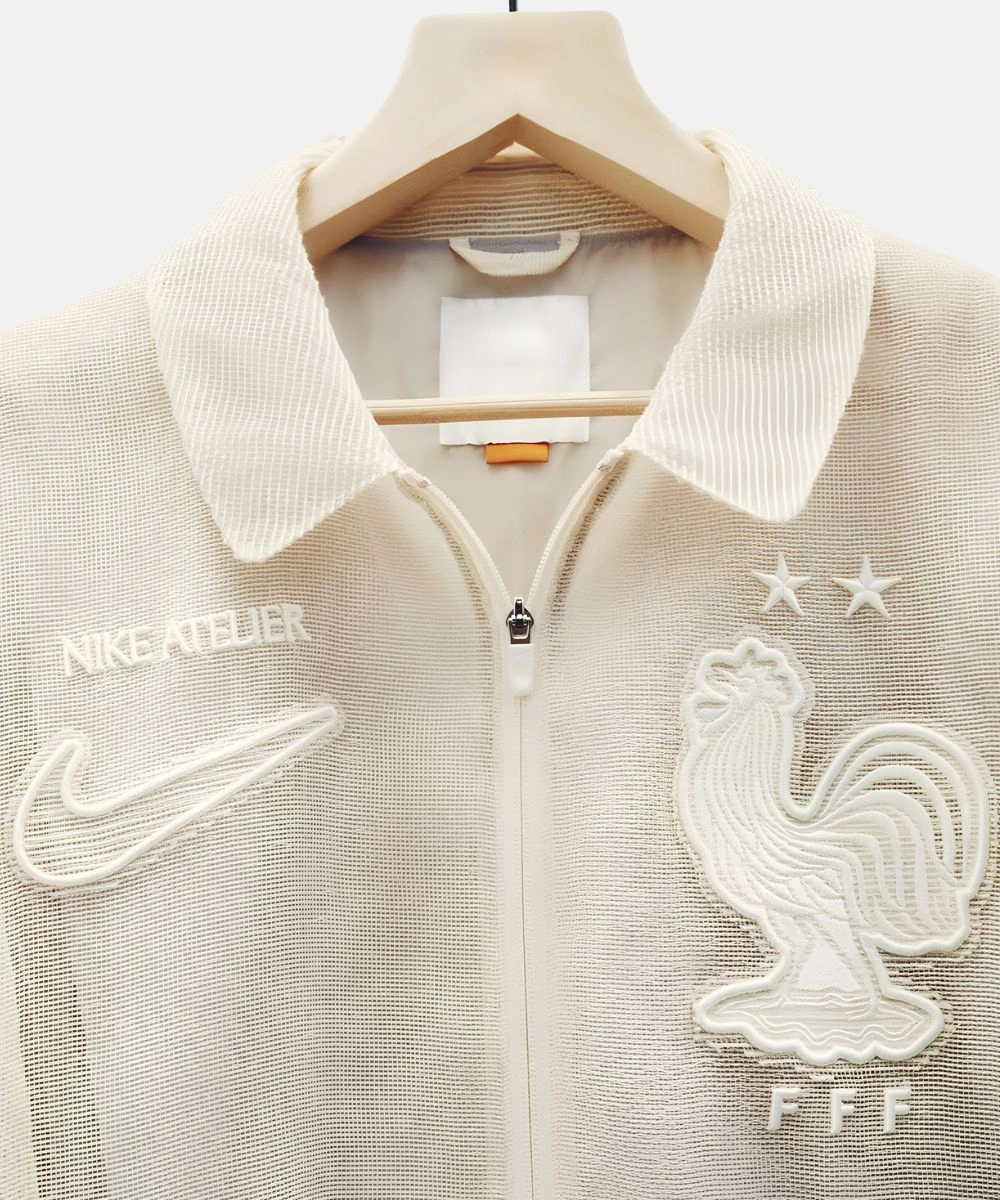 Victor Wembanyama Nike Atelier Total 90 France Paris Jacket Beige