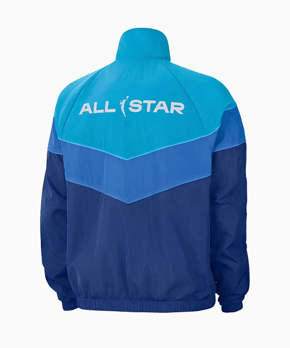 WNBA All-Star Game Caitlin Clark Blue Windrunner Jacket