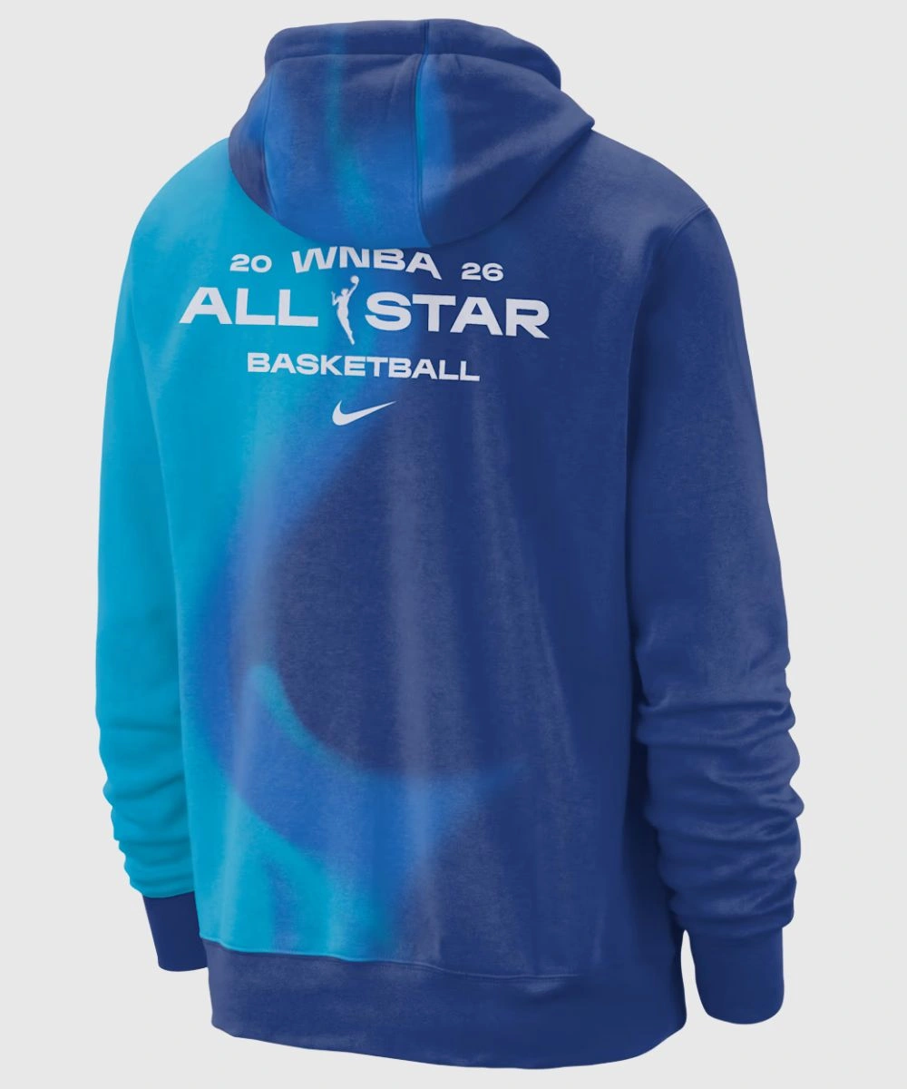 WNBA All-Star Weekend Basketball Pullover Hoodie Blue