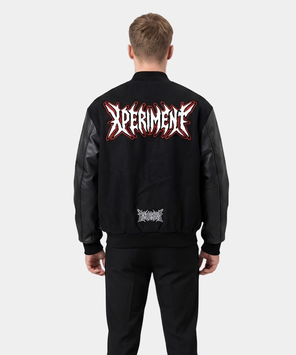 WWE Summer Slam Ken Carson Black Varsity Bomber Jacket