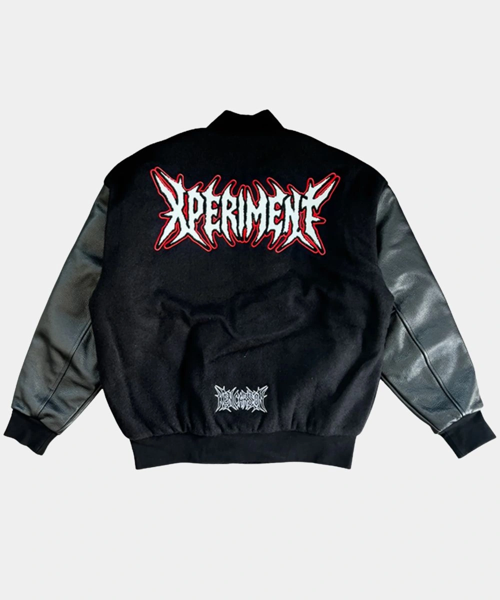 WWE Summer Slam Ken Carson Black Varsity Jacket