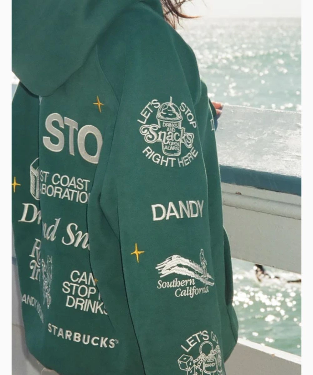 Women's 2026 Dandy Worldwide Starbucks The Pit Stop Oversized Hoodie