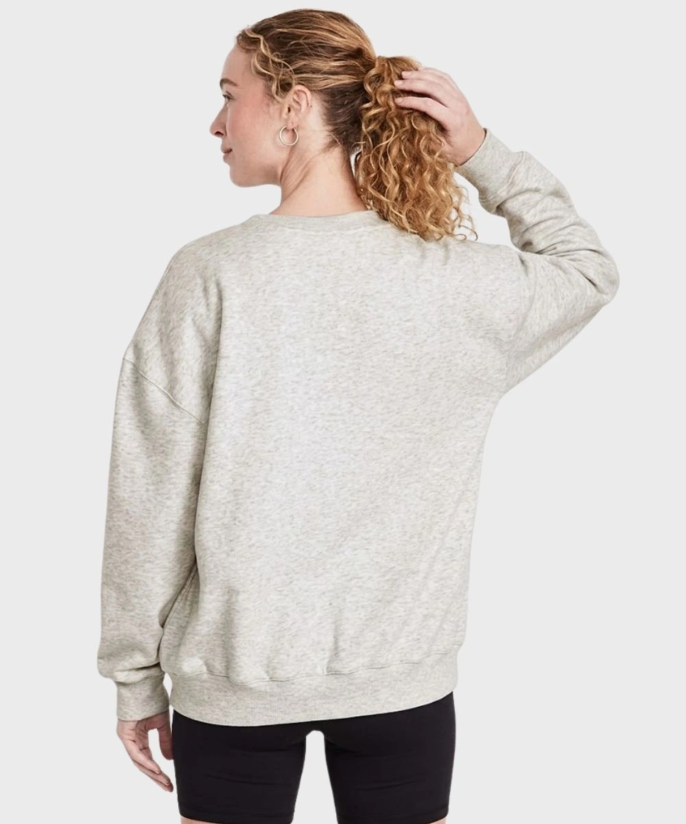 Women's 2026 Diet Coke SoComfy Oversized Tunic Grey Pullover Fleece Sweatshirt