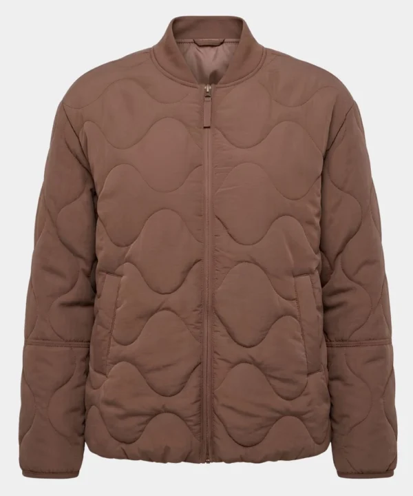 Women's Kmart Quilted Bomber Brown Jacket For Sale