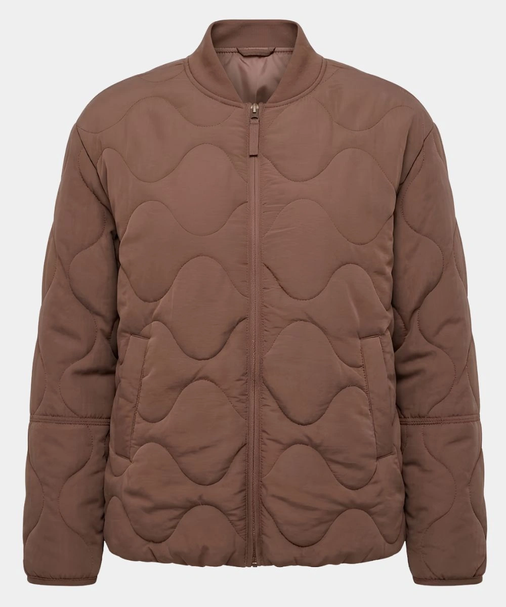 Women's Kmart Quilted Bomber Brown Jacket For Sale