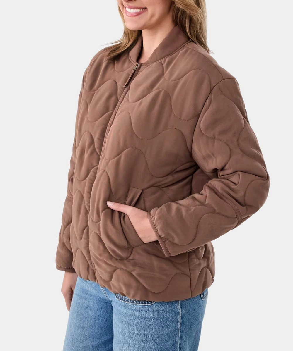 Women's Kmart Quilted Bomber Jacket For Sale
