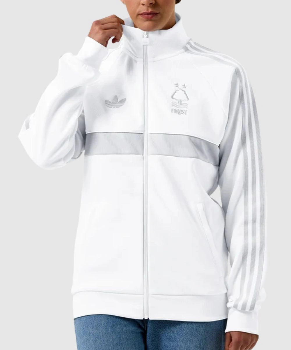 Adidas NFFC 26/27 Walk-Out Zip-Up White Jacket Women's