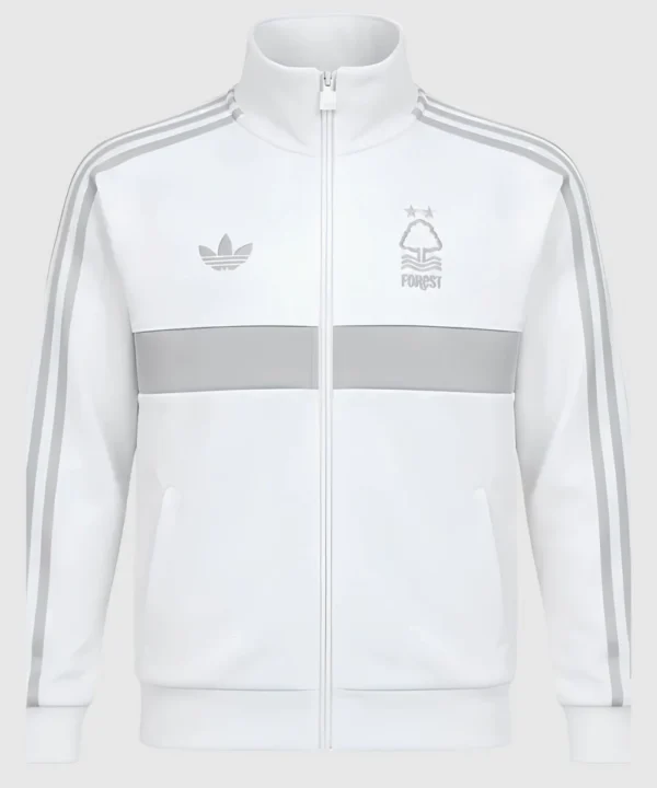 Adidas NFFC 26/27 Walk-Out Zip-Up White Track Jacket For Men & Women