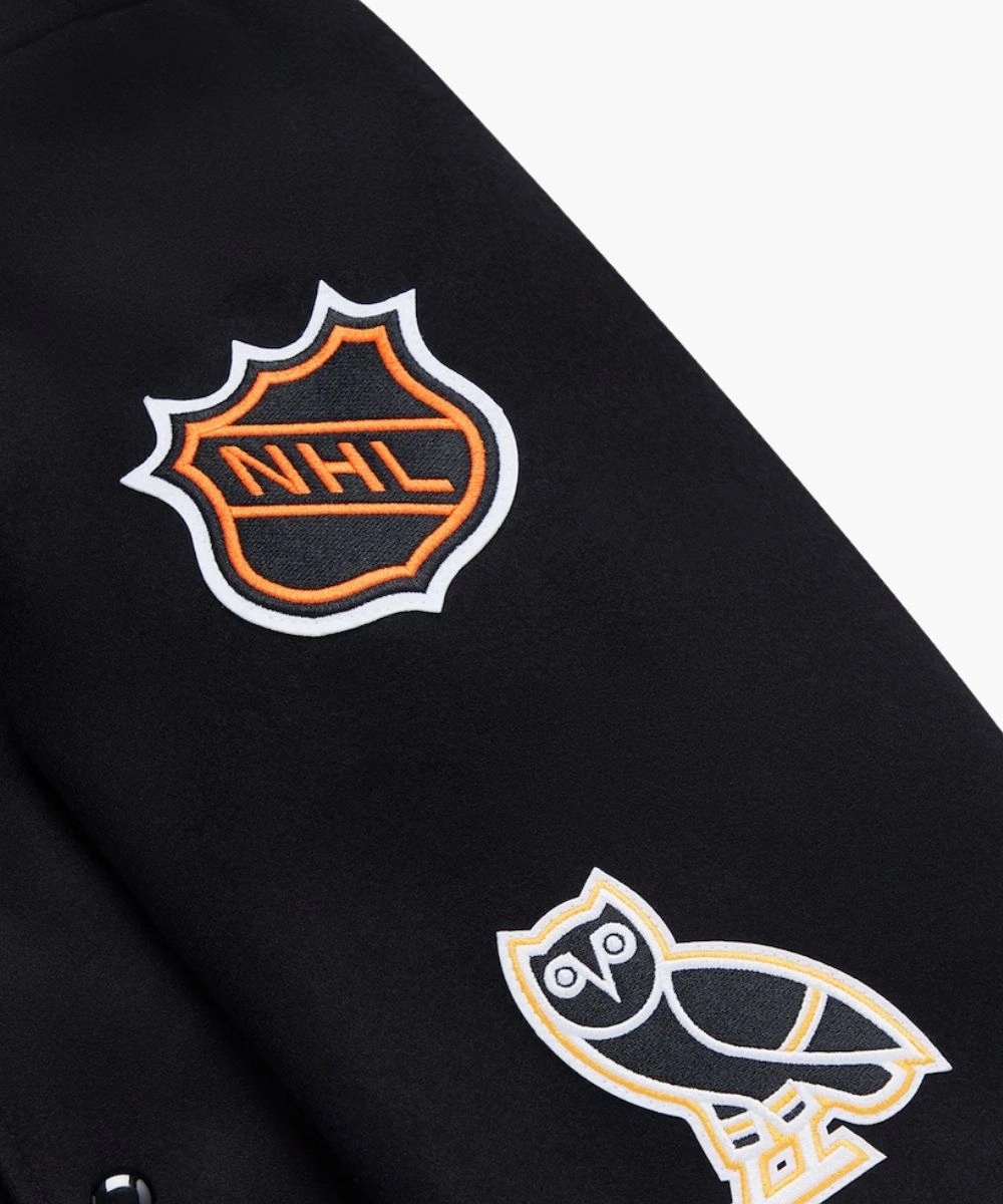 Boston Bruins Varsity Jacket Black