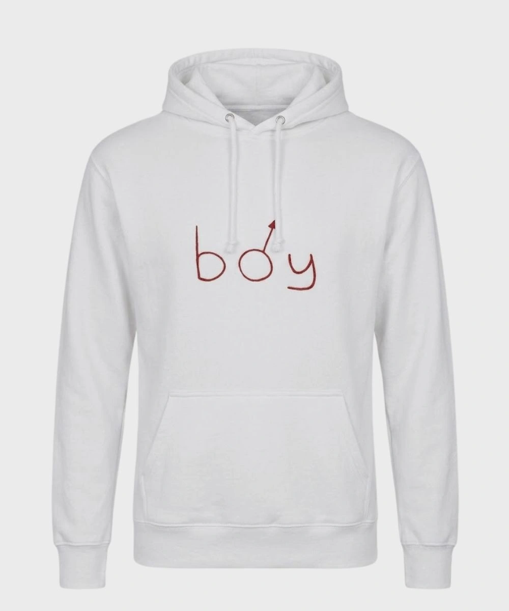 Boymoder Hoodie White