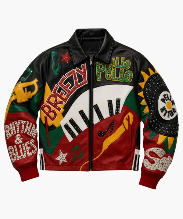 Chris Brown R&B Tour 2026 Pelle Pelle Leather Jacket