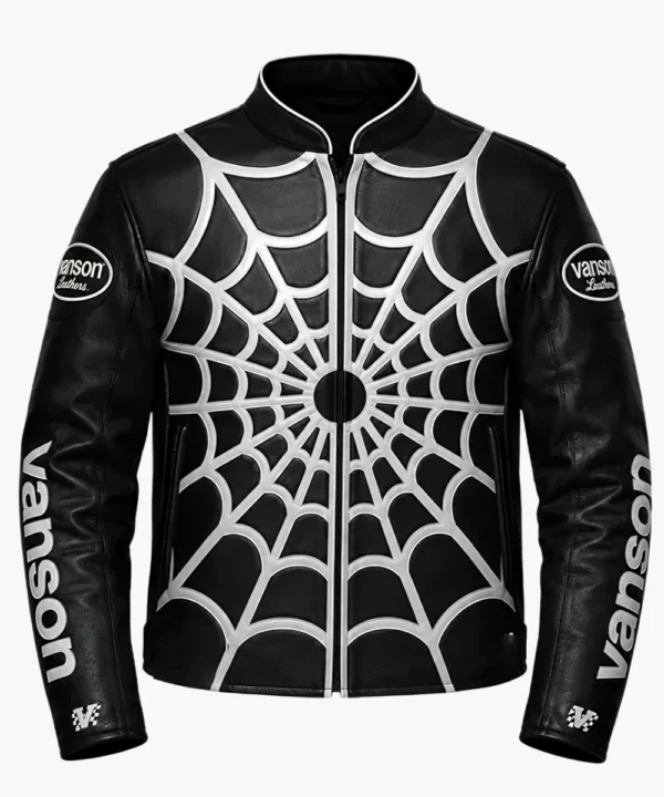Chris Brown Spider-Man Leather Jacket