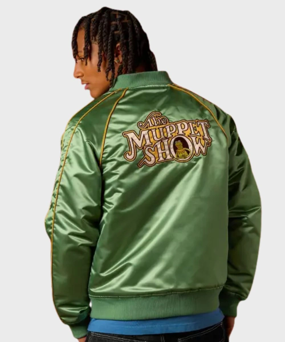 Disney 2026 The Muppet Show 50th Anniversary Satin Jacket For Men
