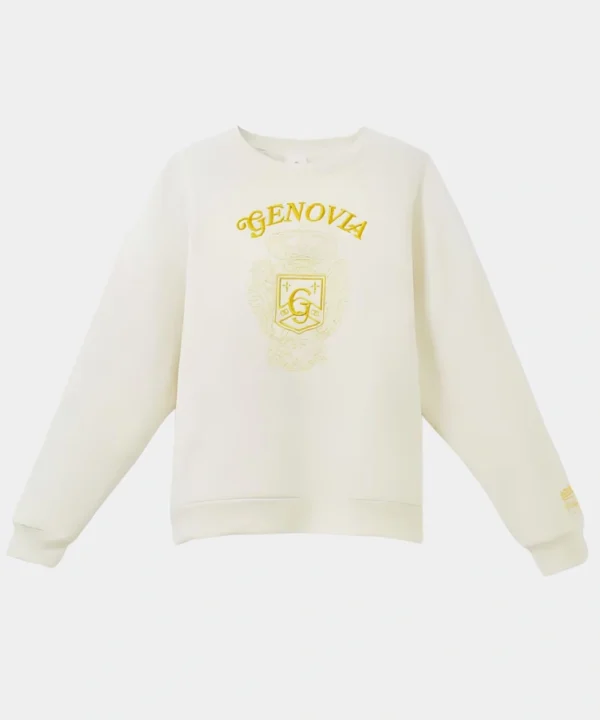 Disney Princess Diana 25th Anniversary Genovia Cream Pullover Fleece Sweatshirt