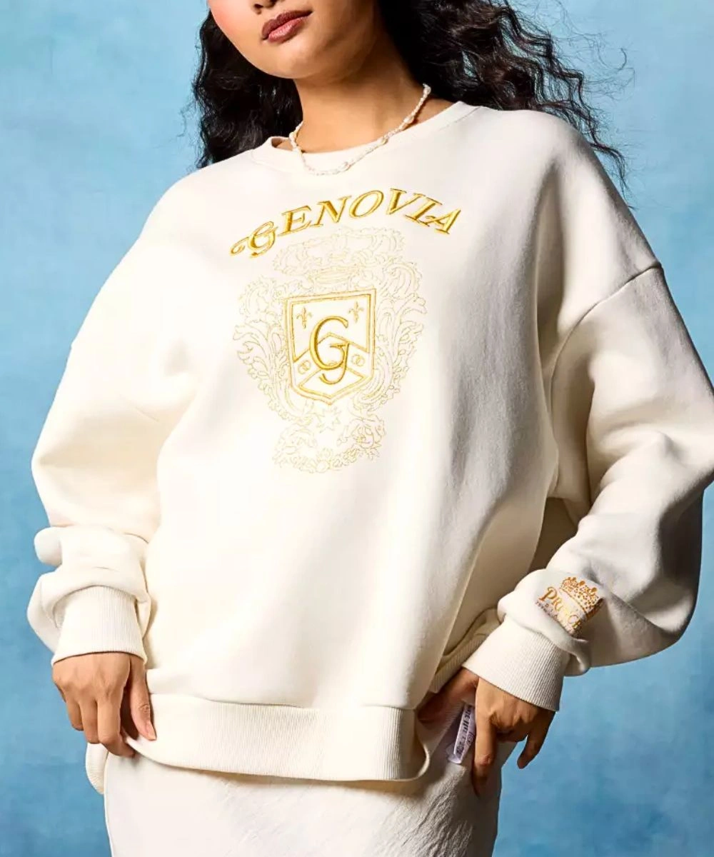 Disney Princess Diana 25th Anniversary Genovia Sweatshirt Cream