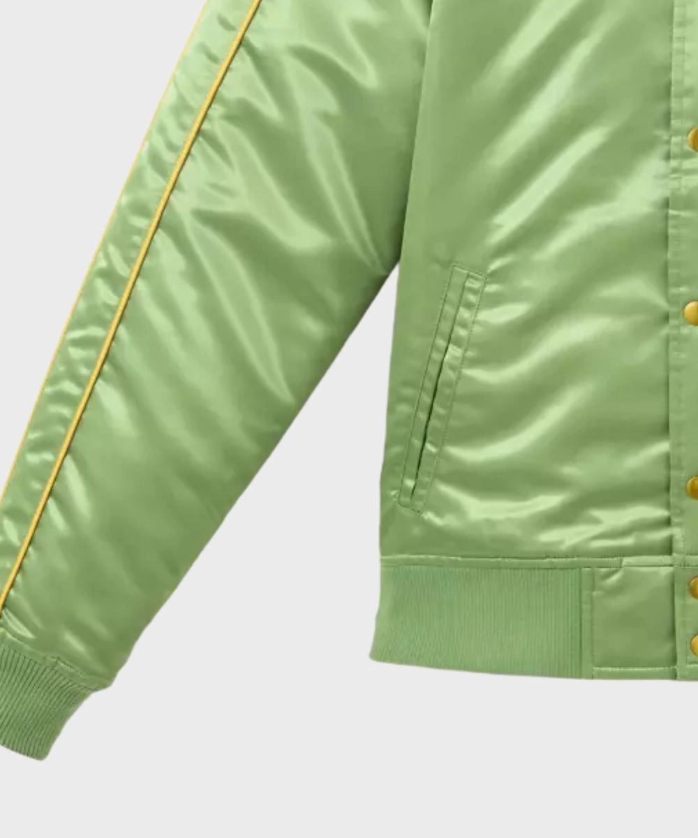 Disney The Muppet Show 50th Anniversary Satin Jacket Green
